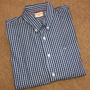 Dockers blue checkered shirt, XL